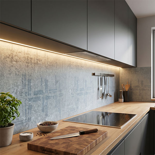 Pircher Pannello Retro Cucina Loft+CEMENTO MM 2X640X3050 - PIRCHER OBERLAND - Immagine 2